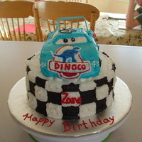 Cars - King The first time I've carved a cake. Wow, it's alot of work, but this was fun. I was very inspired by many of you who've done...