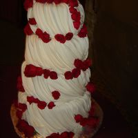 Drapes This is my first wedding cake. It was super time intensive but I really enjoyed it! I am so excited it came out the way the bride wanted.