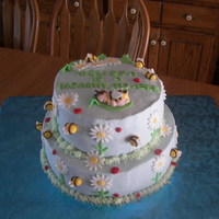 Bumble Bee Baby Shower Cake 