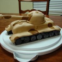 Tank I made this for my son's 8th birthday. It was fun, kids were able to help. This was my first time to use silver dust and loved the...