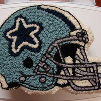 Dallas Cowboys Helmet Cake 