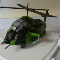 Apache Helicopter I made this for my son's 8th birthday. My DH did the carving as I was a bit clueless on the shape of an apache.