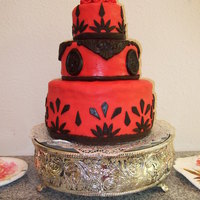 2Nd Fondant Cake This is the 2nd tiered, fondant cake that I've ever done and I have to say it went a lot smoother than the first one. I bought already...