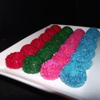 Sugar Cookie Buttons These adorable cookies were made for a local woman's shelter.I used NFSC, colored with Americolor gels and rolled in coordinating...