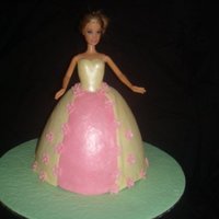 Barbie Cake This was my first doll cake . it was for my daughters 3rd bday. it is chocolate mudcake filled with chocolate ganache.