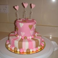 Dsc03408.jpg This is my first 2 tier and stripe cake.