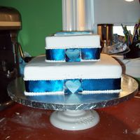 My First Real Wedding Cake! Minus The Topper 