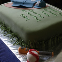 Baseball Hello to you all of my cc family, this is my first cake ever on this lovely network, am not perfect but, I know with the help and guidance...