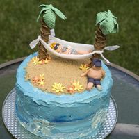 Beach Bliss Ok so this is my forth cake that I have ever made..I got a lot of ideas from looking at the photos here...thanks to everyone here for...