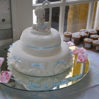 Baptism Cake I made this cake for my son's baptism. I always have the idea that religious ceremonies are to be represented with mostly white as...