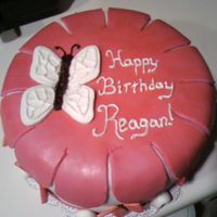 Butterfly Cake This was a birthday cake for a co-worker's daughter