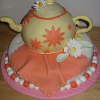 Wilton Fondant And Gumpaste Course - Final Cake This cake is Strawberry WASC with vanilla buttercream and fondant. Thanks for all the inspiration on CakeCentral!