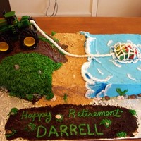 Fish Farmer Made a retiree who will be doing a lot of fishing and farming