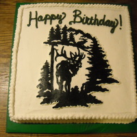 Audie FBCT of a metal art work illustration. In honor of my pastor and his first elk hunting trip this year.