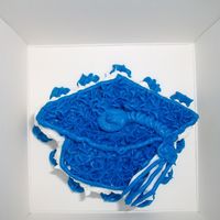 Graduation Cap Cupcakes Wilton's mini cap pan. All BC. I indivdually boxed each cap for my daughters Kindergarten Graduation Party.