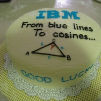 Dad's Retirement Cake I made this for my dad when he retired after 31 years at IBM, and went back into teaching high school math. I free-handed the IBM logo, and...