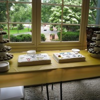 Graduation Cakes For 5 Theater Grads Not happy at all with the way the buttercream turned out, but I was completely out of time. I was working on this one until the minute we...