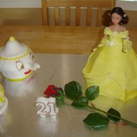 Belle Mrs Potts & Chip The Cup for 21 st birthday