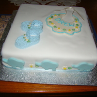 Boys Christening Cake 