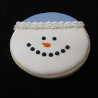 Happy Snowman Thanks to cc members for the inspiration for this cute cookie. Not my creation, simply my duplication. This will be part of my gift giving...