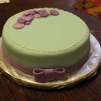 Purple Button Cake! This was a cake I made for practice. It is covered in Marshmallow fondant, and the buttons are made of fondant as well. It is my second...
