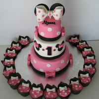 Minnie Mouse Cake/cupcakes 