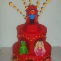 Muppet Cake Made for VP of Disney Studios.....complete iwth custom Muppet topper made to resemble him!