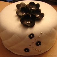 Anniversary top of cupcake tower