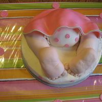 Baby Rump Cake This is my first baby rump cake. I made it for my daugthers baby shower. I am just starting out, cake decorating, and with each cake I...