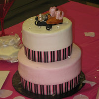 Bridal/going Away Cake My friend was leaving our company to marry a guy and move to another city so I made this for her. She changed her Carlos Santana's for...