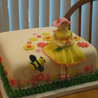 Another Baby Shower Cake Made this for my friend, all fondant covered. TFL