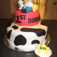 1St Birthday Cake This was for a western themed birthday party - obviously :) Inspired by many cakes on CC. All MMF.