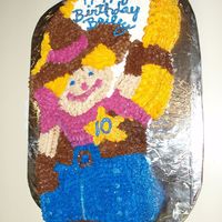 Howdy Cowboy Katelyn, 15, made this for my nephews 10th. birthday. It is chocolate cake with buttercream icing. The brown icing is all chocolate which...