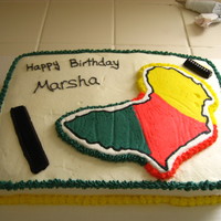 Birthday Cake This is my very first ever paid cake! I hated it and still do but the person who ordered it thought it was amazing! I got 3 more cake...