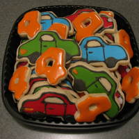 Cars Made for coworkers son's 4th birthday.