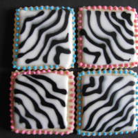 Zebra Print Cookies 