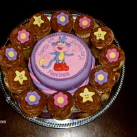 Boots Cake My daughter had a party with kids, and a party with family, so for the first party we just had the cupcakes, and then I put the cake onto...