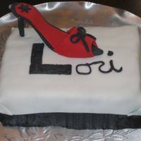 Birthday Shoe Cake Made this cake for a friends suprise party. Went over really well!
