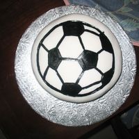 18Th Birthday Soccer Cake I made this cake really last minute with one of my favorite chef's chocolate cakes (Anna Olson).