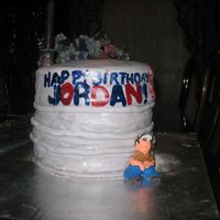 18Th Birthday Keg A good friend of mine asked me to make him a keg cake. This fed 80 people. It took me a while and the fondant didn't cover well. But...