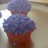 Flower Cup Cakes I was in a bit of a hurry when i made these but i think that turned out cute.