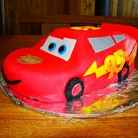 Lightning Mcqueen Lightning McQueen for my daugher's friend from Preschool. Made from "Sarah's Red Velvet Cake TWEAKED" uploaded by...