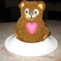 Baby Bear First cake EVER!!! Never taken a class, just winged it!!