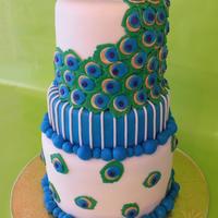 Peacock Peacock made from fondant. Thanks for all of the inspiration here on CC!