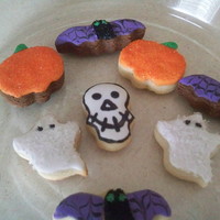 Halloween Cookies Mini Sugar and Chocolate Cookies