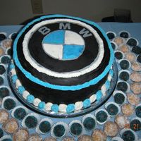 Bmw Cake I made this cake for my husband's birthday. I used a buttercream transfer technique. It was a lot of fun and he loved it!