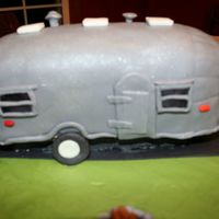 Airstream Cake This was an anniversary cake for a couple who are Airstream enthusiasts. I had several photos of the model that was requested, a 1953...