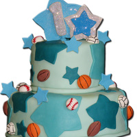The Max Ii Sports Theme Cake