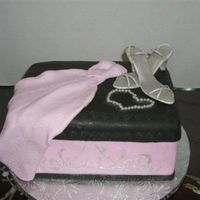 Box this cake originally is a shoes box but too fancy for a shoes box so i add something on top of it and I'm happy I finally get to use...