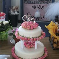 Pink And White Shower that was thrown for my daughter's teacher.